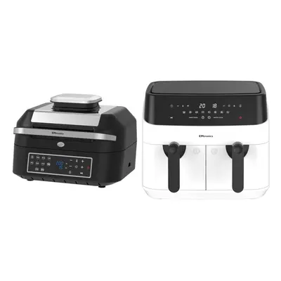 Emtronics Air Fryer 6.3 & White Litre Kitchen Set