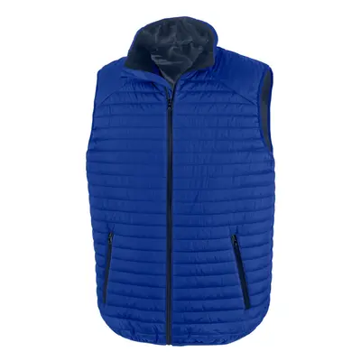 (3XL, Royal Blue/Navy) Result Unisex Adult Thermoquilt Gilet