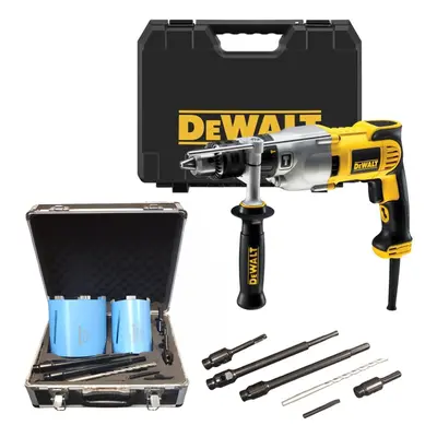 Dewalt D21570K Dry Diamond Core Drill Rotary Percussion 240v + 7PC Electricians