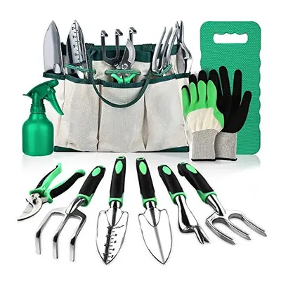 LBSTP Gardening Tools Set Garden Hand Tool Gift Kit Gardening Gifts for Women & Men Piece Stainl