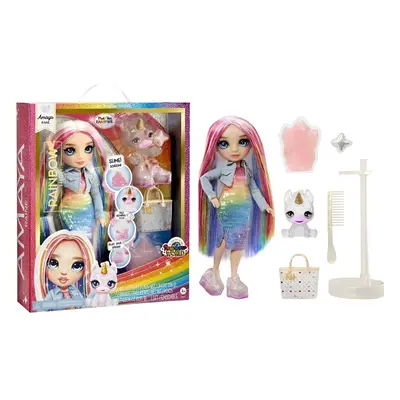 NEW Rainbow High Amaya with Slime Kit & Pet - Rainbow Shimmer Doll