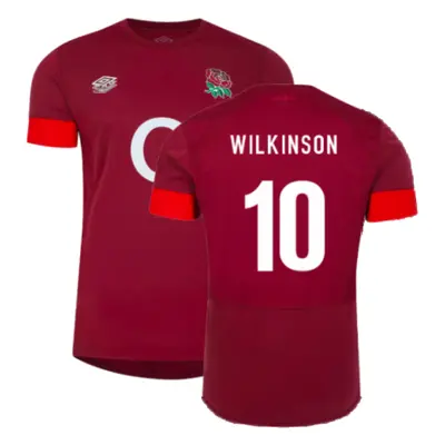 (M) England Rugby Relaxed Training Shirt (Tibetan Red) (Wilkinson 10)