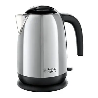 Russell Hobbs Adventure Polished Stainless Steel Electric Kettle Open Handle, W, 1.7 Litre