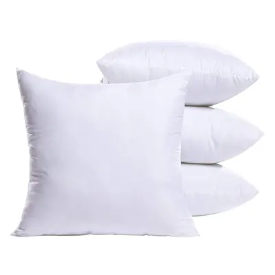 (50 x cm (Pack of 4), 4) Sofa bed throw pillow inserts, decorative cushion inserts, white cushio