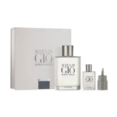 Acqua Di Gio Pcs Set: 13.5 Edt Spl + 1.7 Edt Sp + Refill Accessory