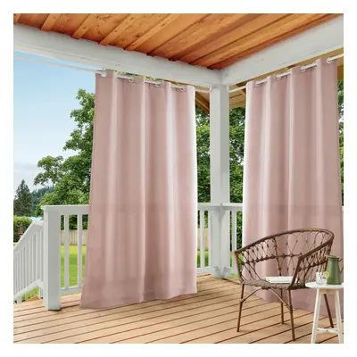 TOWN COUNTRY BASICS Cabana Solid GT IndoorOutdoor Light Filtering Grommet Top Curtain Panel Pair