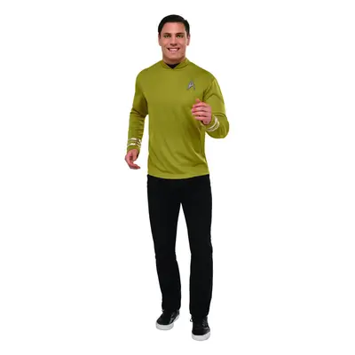 Rubie's mens Star Trek: Beyond Movie Deluxe Captain Kirk Shirt Adult Sized Costumes Gold Standar