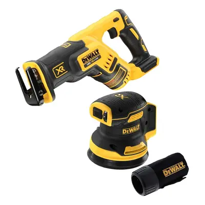 Dewalt DCS367N 18v XR Compact Brushless Reciprocating Saw & DCW210N Sander Bare