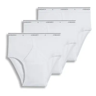 Jockey Mens Underwear classic Low Rise Brief - Pack, White