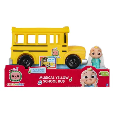 CoComelon Musical Yellow School Bus With JJ figure