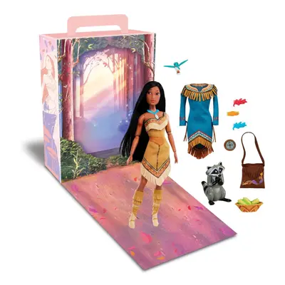 Disney Store Official Pocohontas Story Doll Pocohontas inches Fully Posable Toy in Glittering Ou