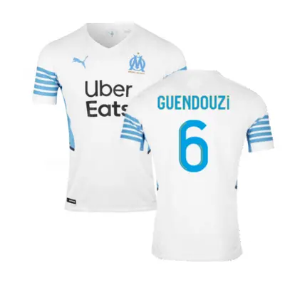 (M) Marseille Authentic Home Shirt (GUENDOUZI 6)