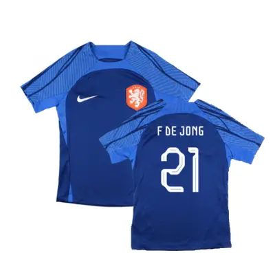 (SB) Holland Dri-FIT Training Shirt (Blue) - Kids (F De Jong 21)