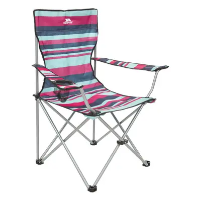 (EACH, Tropical Stripe) Trespass Adults Folding Camping Chair Cup Holder