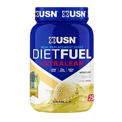 USN Diet Fuel UltraLean Vanilla 1KG: Meal Replacement Shake, Diet Protein Powders for Weight Con