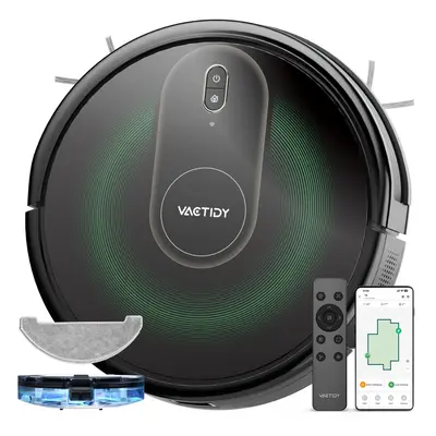 Vactidy Nimble T8 Robot Vacuum Cleaner with Mop Combo, 3000Pa Strong Suction, Robotic Vacuum wit