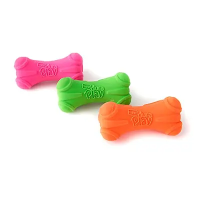 Hartz DuraPlay Bone Squeaky Latex Dog Toy for Small Breeds Pack