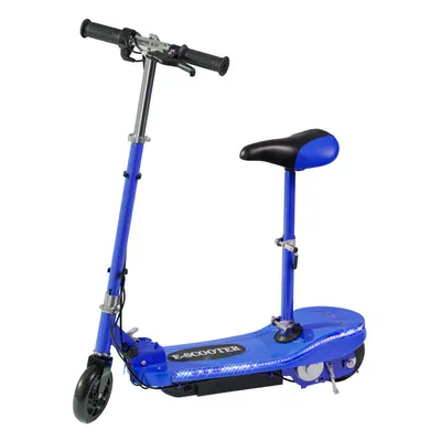 (LED Lights, Blue) Eskooter Kids' 120W Adjustable Electric Scooter