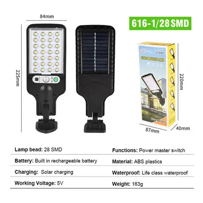 (28SMD(Without remote controller)) LED Solar Wall Light Modes Motion Sensor Light Control IP65 W