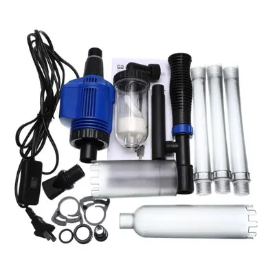 (black) Powerful Electric Aquarium Fish Tank Water Changer Sand Washer Vacuum Siphon Operated Gr