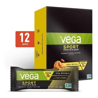 Vega Sport Protein Bar Crunchy Peanut Butter 70g - Box Of Bars