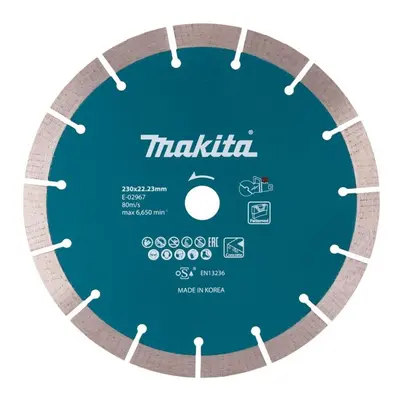 Makita E-02967 Diamond Segmented Cutting Wheel Saw Blade 230mm 22mm For DCE090