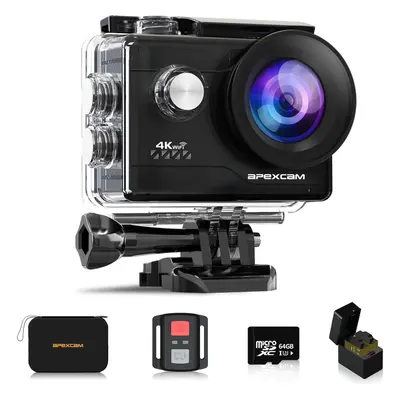 (M80 AIR) 4K Action Camera 20MP 40M Waterproof Sports Camera for Vlog With Ultra HD 170Wide-Angl