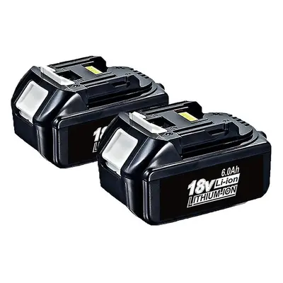 2 Pack For Makita 18v Battery 6.0 Ah Lxt Li-ion Bl1850b Bl1830b Bl1860b Cordless,100% New