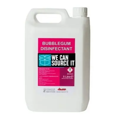 We Can Source It Ltd - Pet Infectant 5L Disinfectant - Professional Grade Bubblegum Fragrance Di