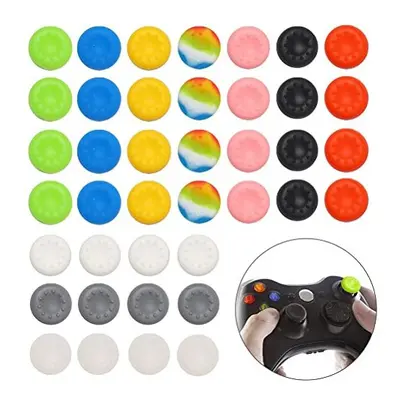 40Pcs Silicone Xbox Thumb Grips Cap Cover,Joystick Silicone Accessories Replacement Parts ?for P