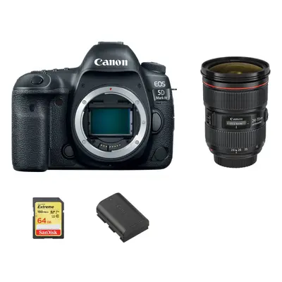 CANON EOS 5D IV + EF 24-70mm F2.8L II USM + 64GB SD card + LP-E6N