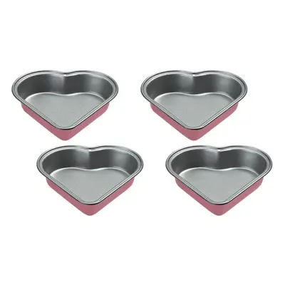 Cuisinart CMBM-4HRT1PK 4-pc Mini Heart Pan Set Pink