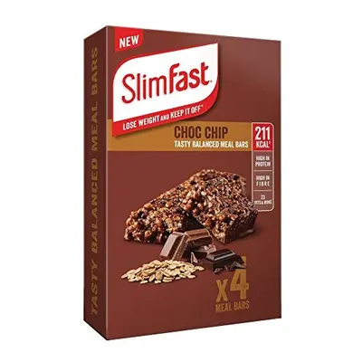 Slimfast Meal Replacement Choc Chip Bar, x 60g