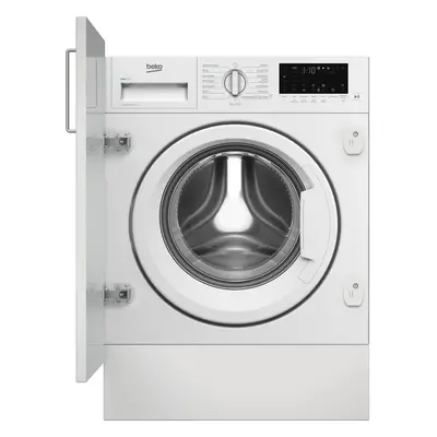 Beko RecycledTub WTIK94121F Integrated 9kg Washing Machine with rpm - White - A Rated