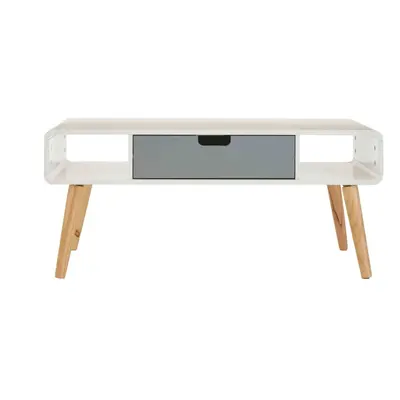 Versatile Display Coffee Table, Compact Wooden Coffee Table, Light Weight Coffee Table with Stor