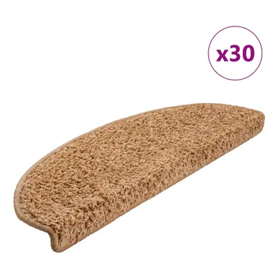 (beige, x x cm/ pcs) vidaXL Stair Mats Home Decorative Stair Step Rug Carpet Protector Tread Mat