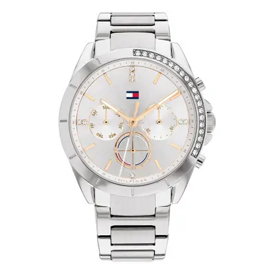 Tommy Hilfiger Women's Quartz Multifunction Stainless Steel and Link B