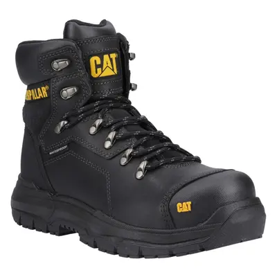 (Black, (Adults')) Caterpillar Diagnostic 2.0 Leather Black Safety Boots