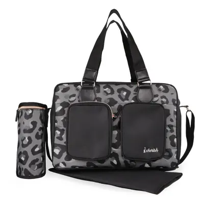 Deluxe Changing Bag - Black Leopard