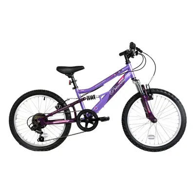 Basis Princess 20" Girls Full Suspension Mountain Bike - Purple/Pink