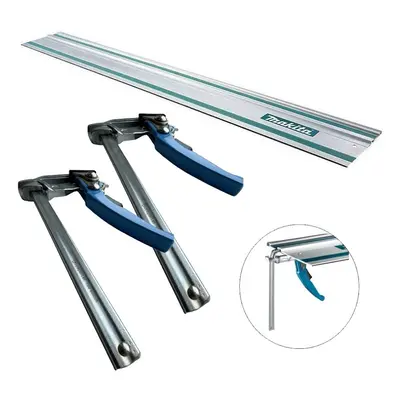 Makita Aluminum Plunge Saw Guide Rail 1.5m 1500mm DSP600 + Quick Release Clamps