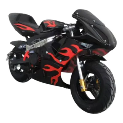 Mini Motorcycle RED Sports Moto Racer Petrol Off Road Dirt Bike 49cc