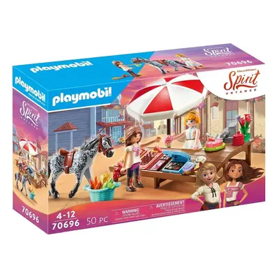 PLAYMOBIL DreamWorks Spirit Untamed Miradero Candy Stand, for Children Ages 4+