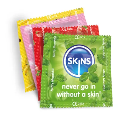 Skins Condoms Flavours Assorted FOIL (BAG 500)