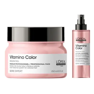 L'Oreal Serie Expert Vitamino Color - Mask 250ml - Leave In Treatment 190ml