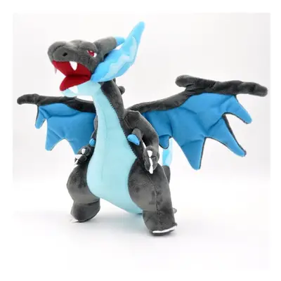 (Mega Charizard X) 9'' Pokemon CHARIZARD Plush Toy Soft Stuffed Animal Doll