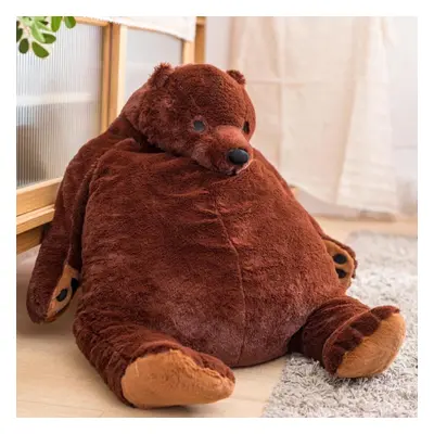 (brown, 100cm) Large Simulation Brown Bear Plush Animal Toy Cute Teddy Bear Plush Doll Girl Soft