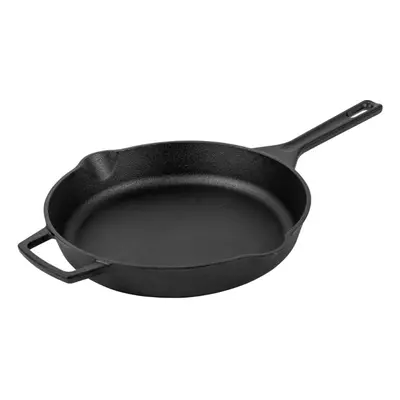 Prestige Cast Iron Skillet Frying Pan - Pouring Lips, Induction Oven Safe - 25cm