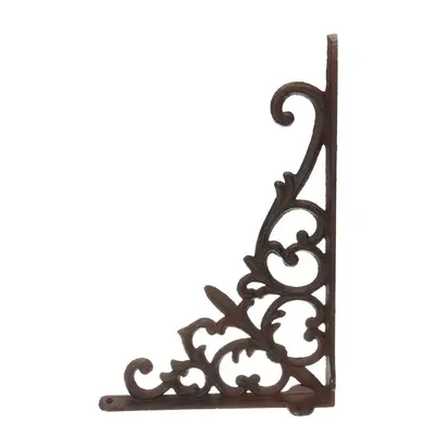 Retro Industrial Cast Iron Shelf Bracket Wall Mounted Supporter Garden