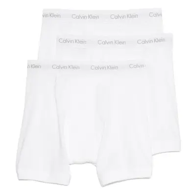 Calvin Klein Men's Underwear Cotton Classics Pack Boxer Briefs Whit